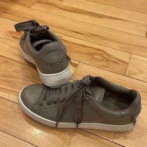 Brown leather Coach shoes